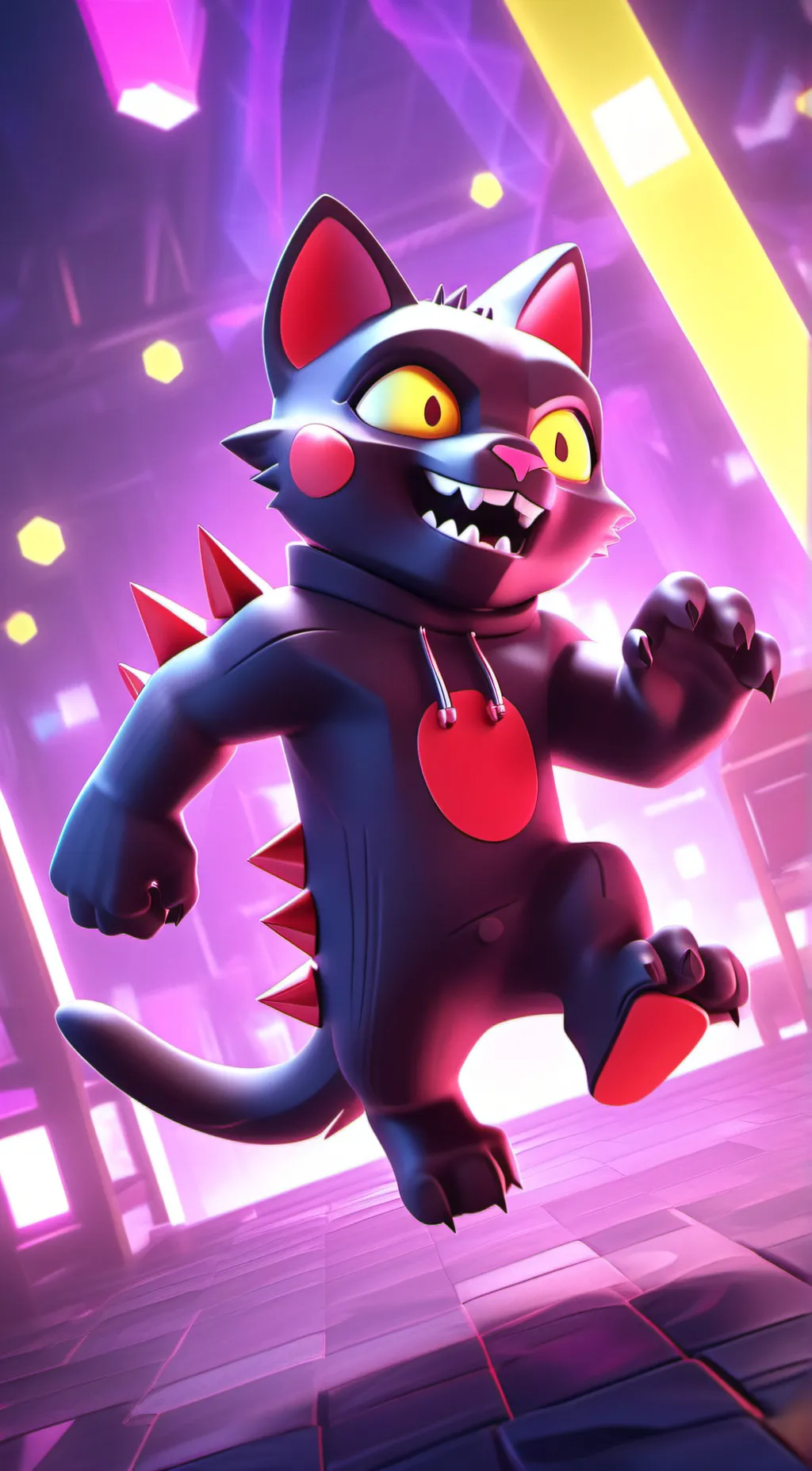 ai character: alastor cat background