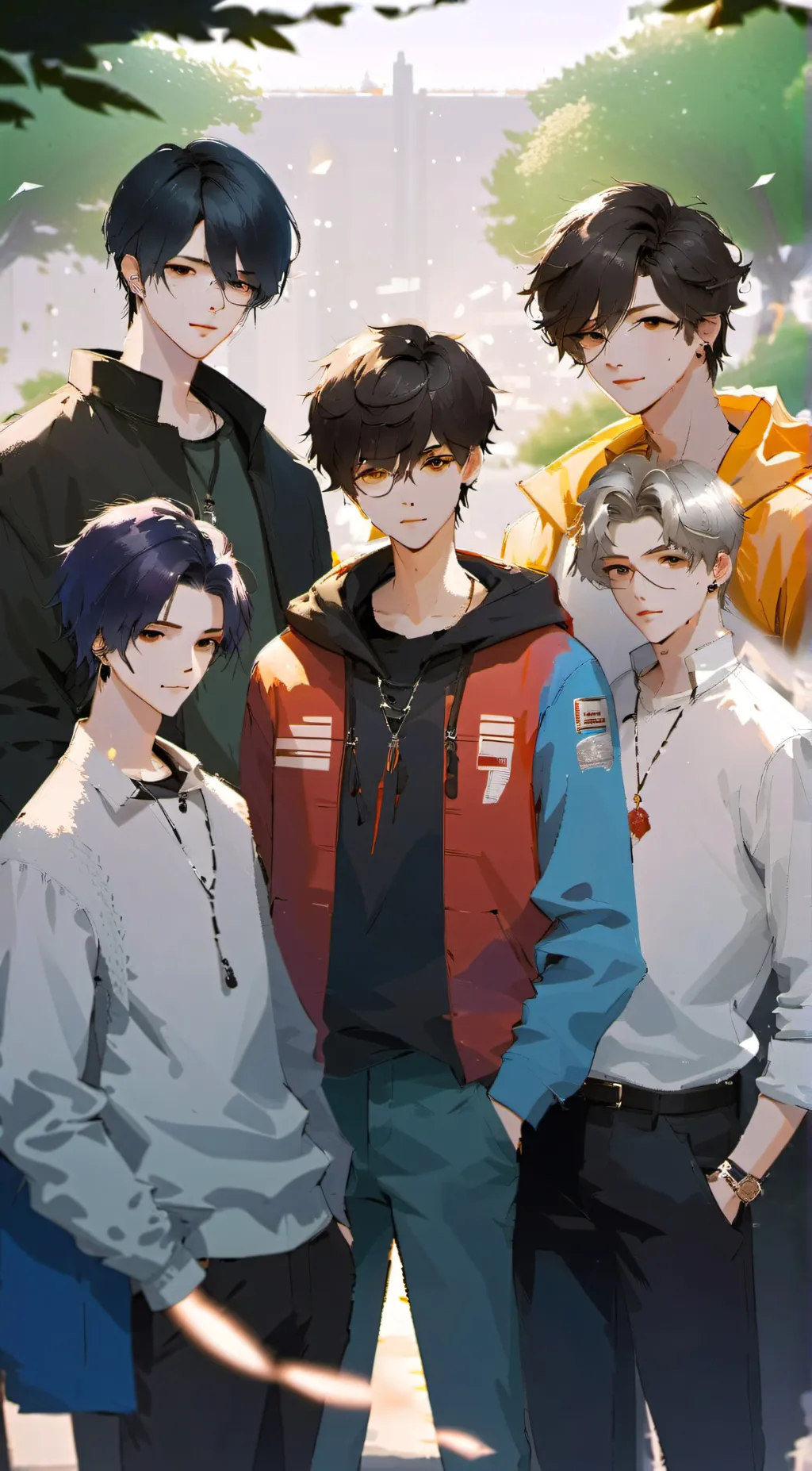 ai character: Max Hunter Leo Net background