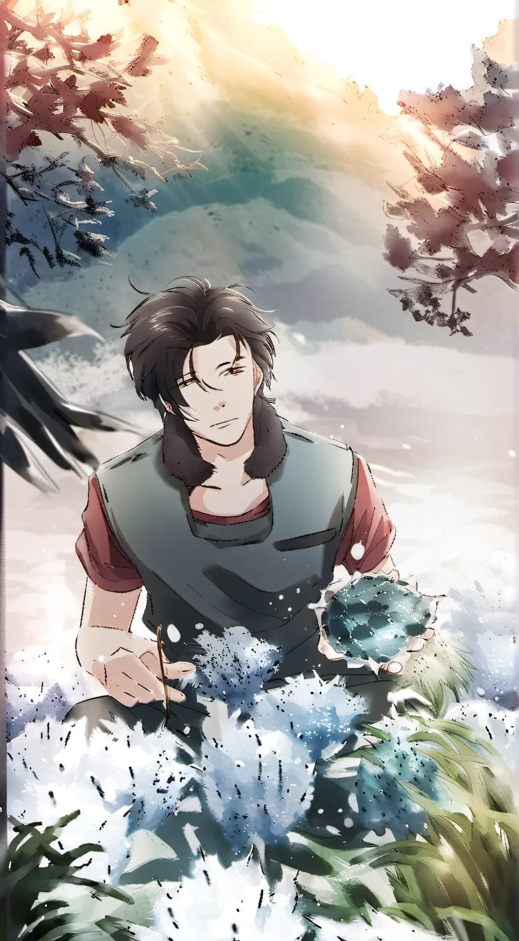 ai character: Kevin  background