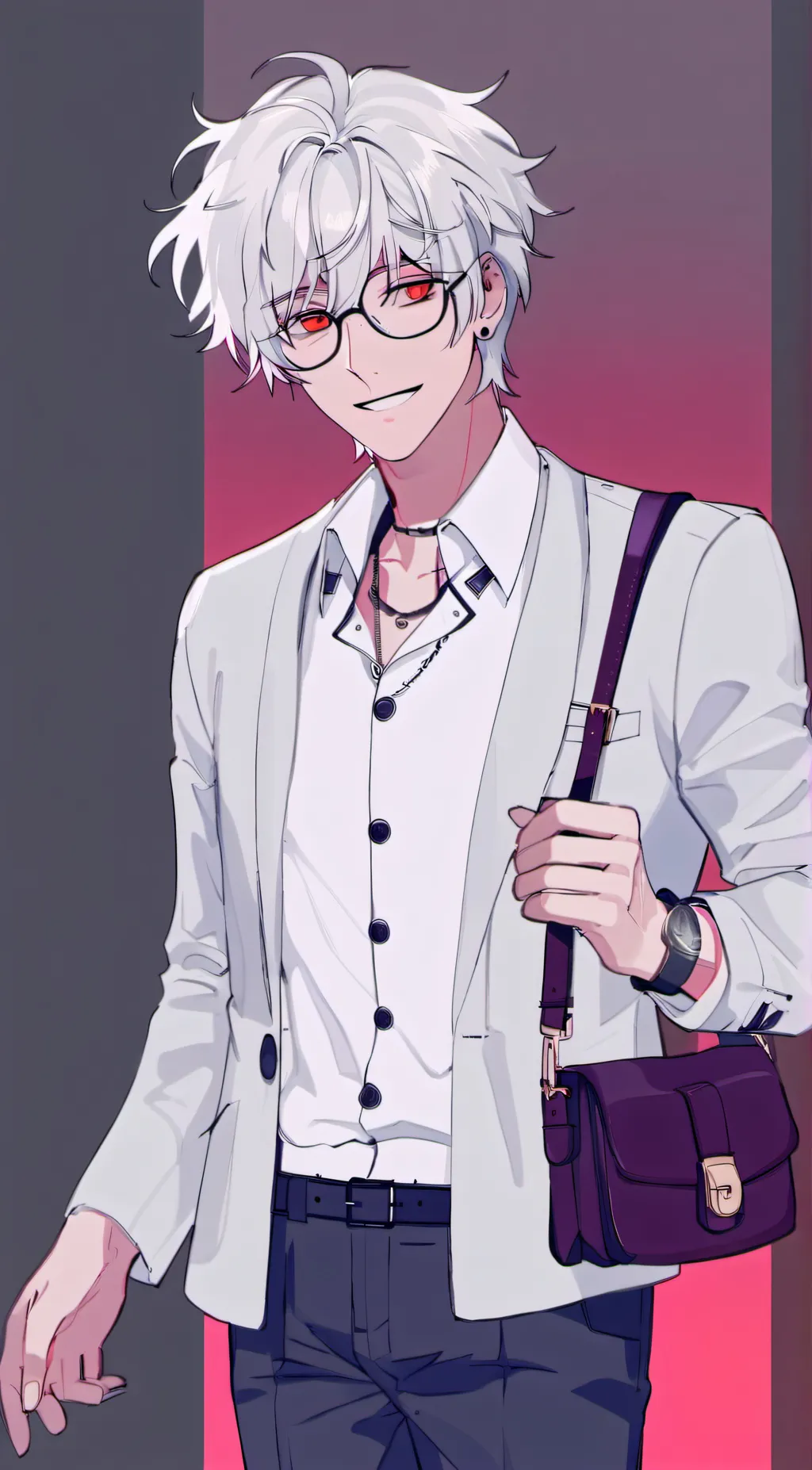 ai character: skull background