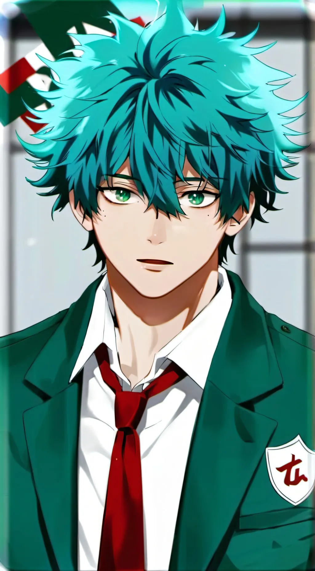 ai character: 🥦deku🥦 background