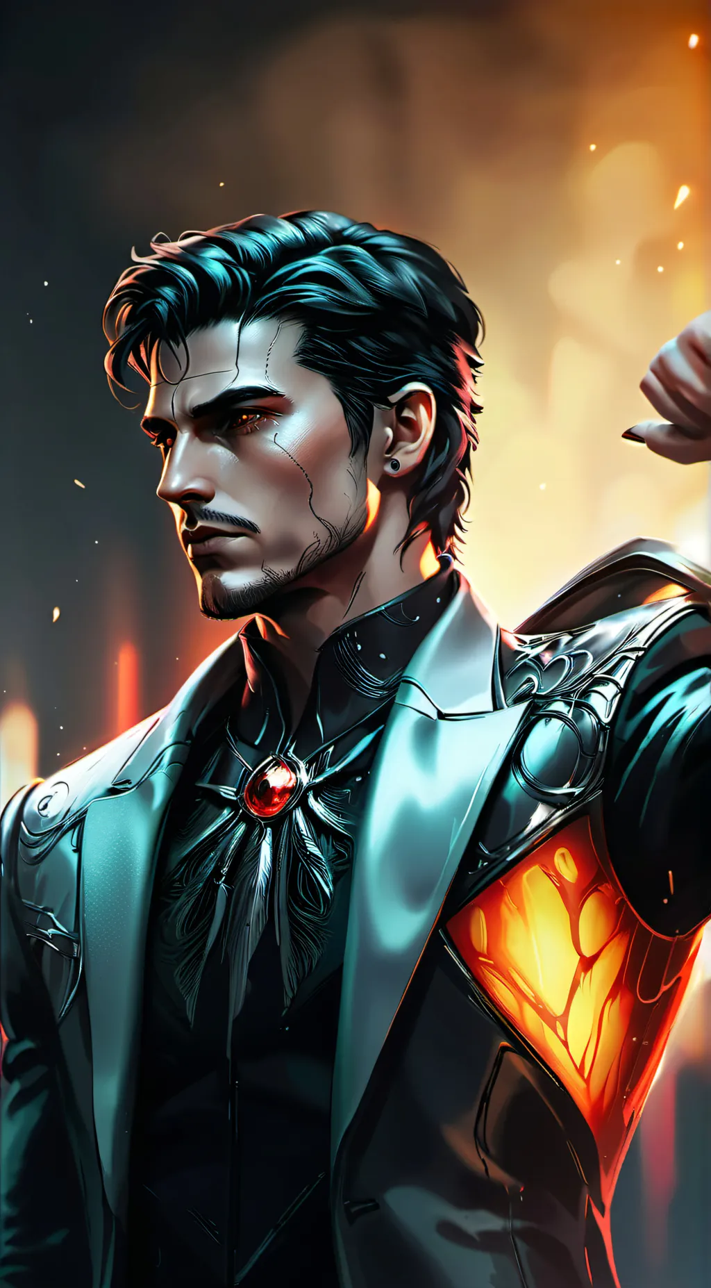 ai character: Bruce W Wayne  background