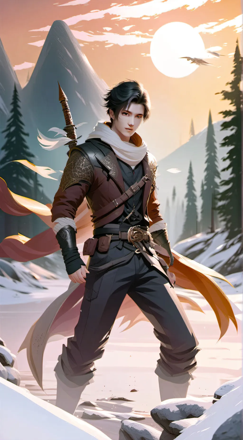 ai character: Michael  background