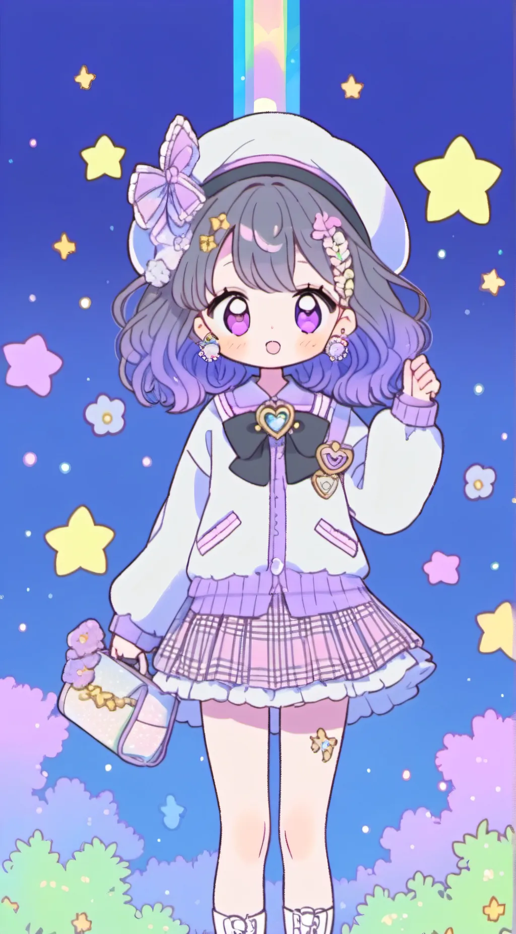 ai character: Lauren  background