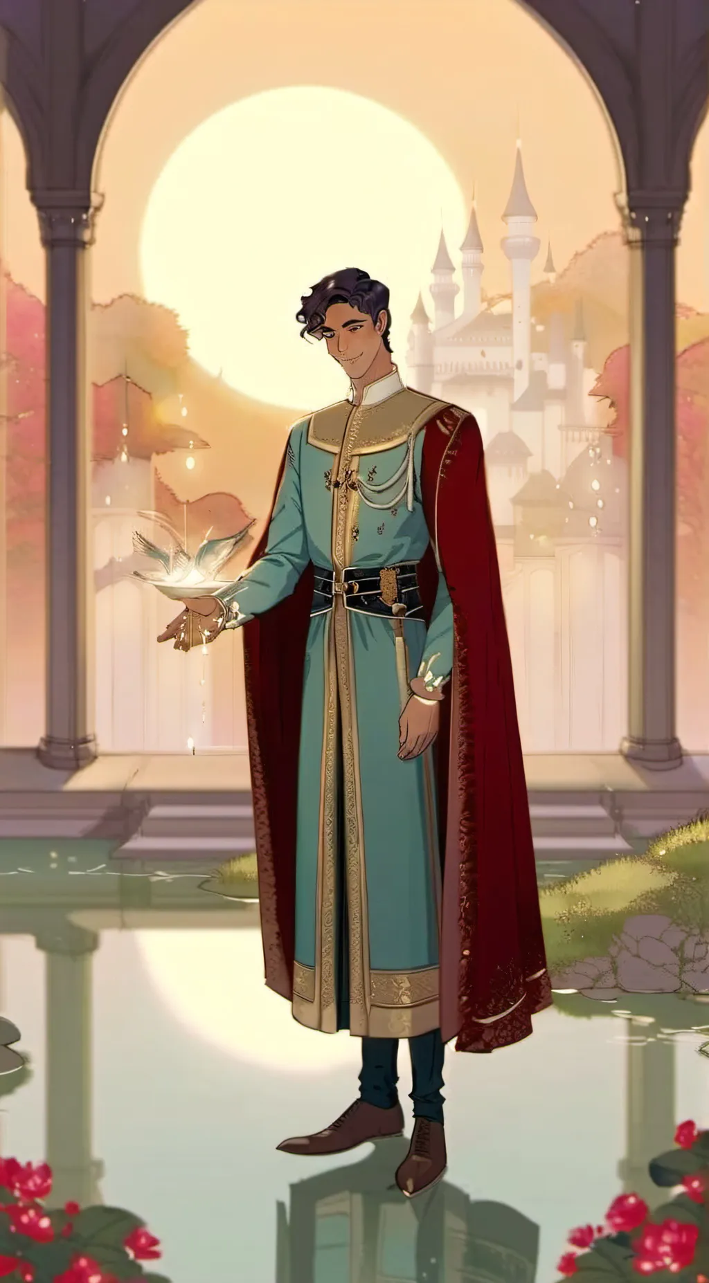 ai character: Prince Naveen background