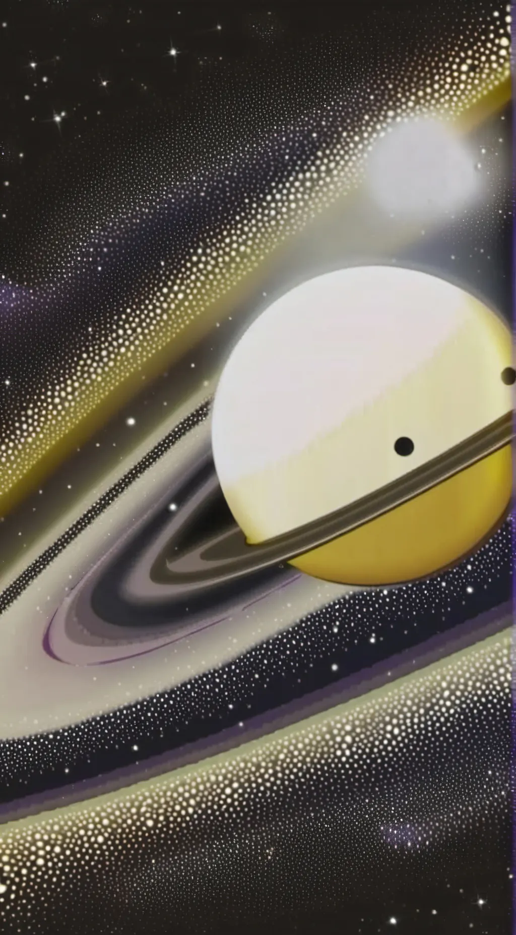 ai character: Toytimetown saturn background