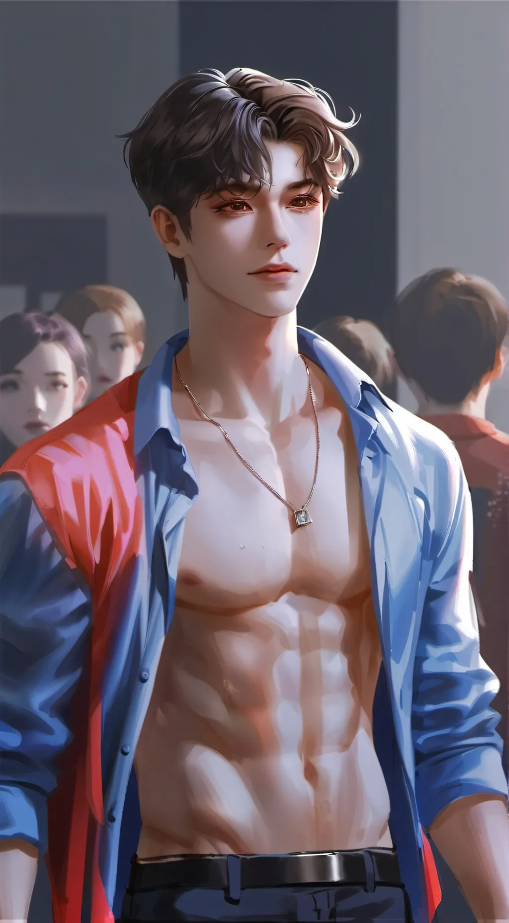ai character: Damien background