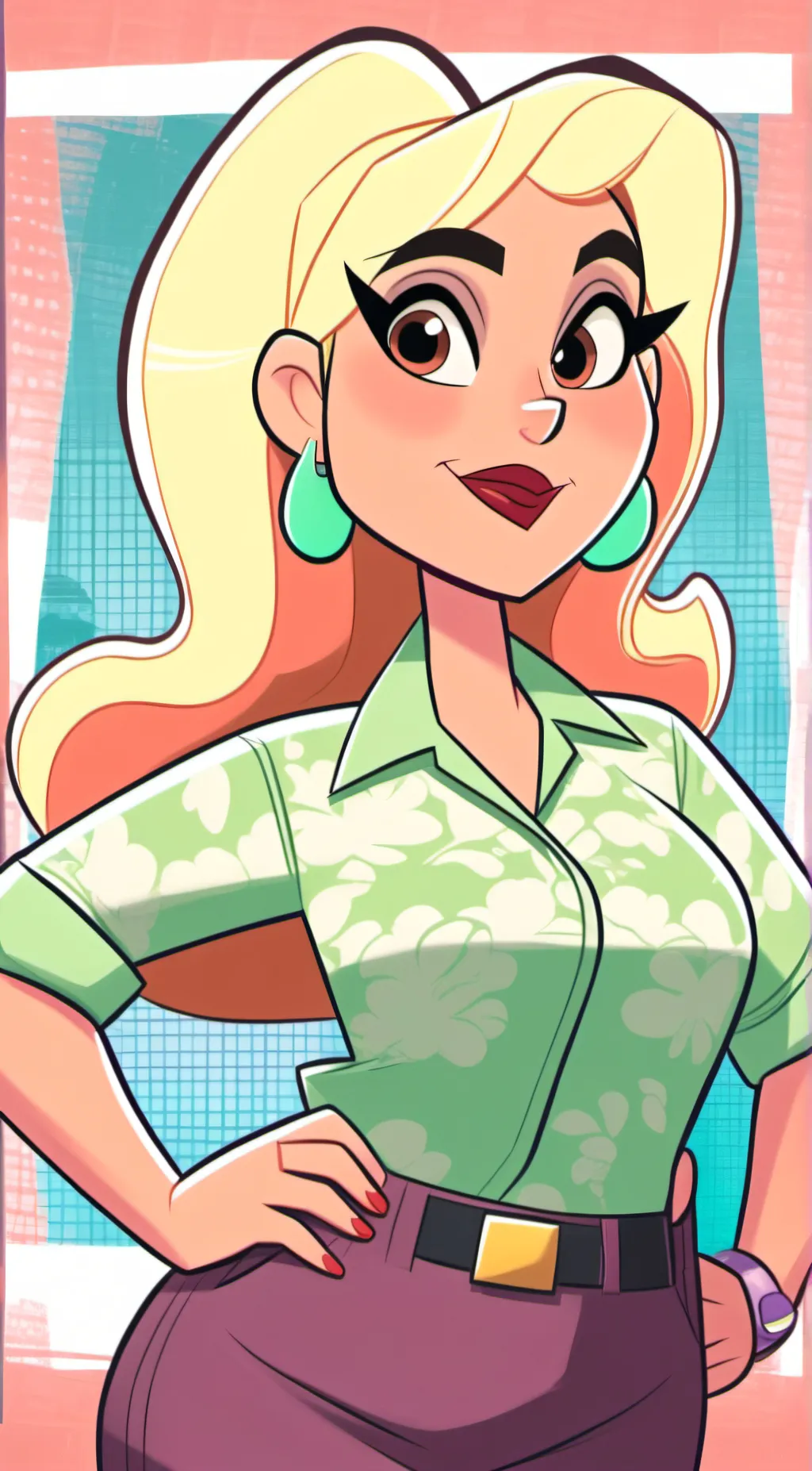 ai character: Rita Loud background