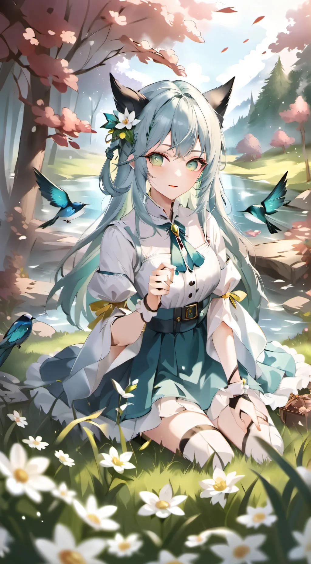 ai character: Aria background