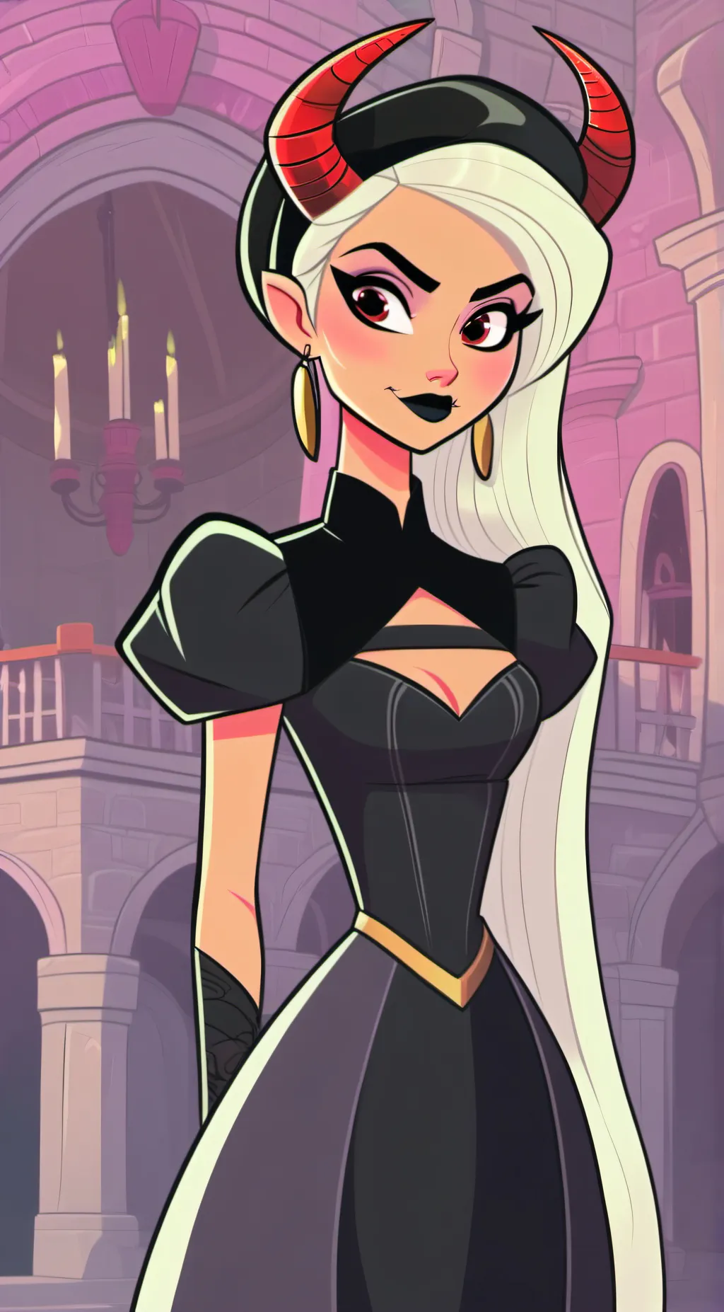 ai character: hazbin  background