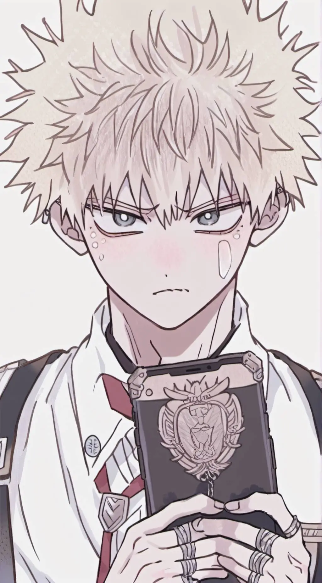 ai character: Katsuki Bakugo background