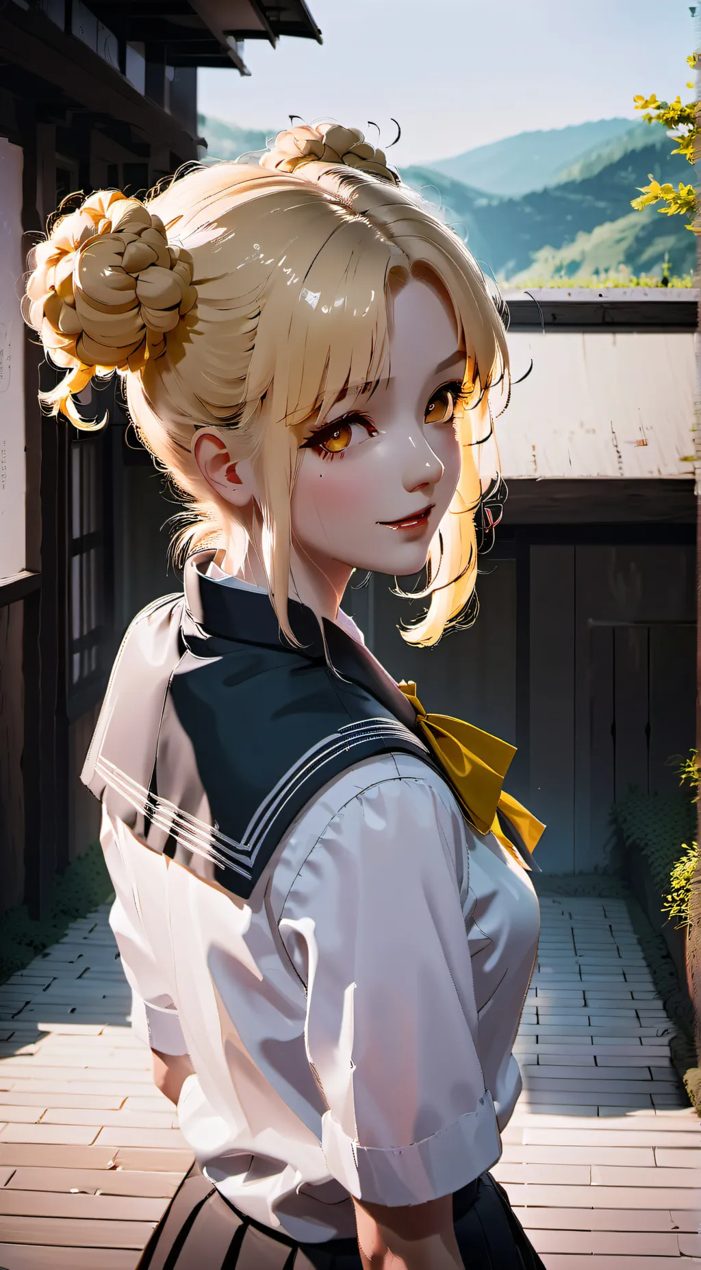 ai character: Toga himiko background