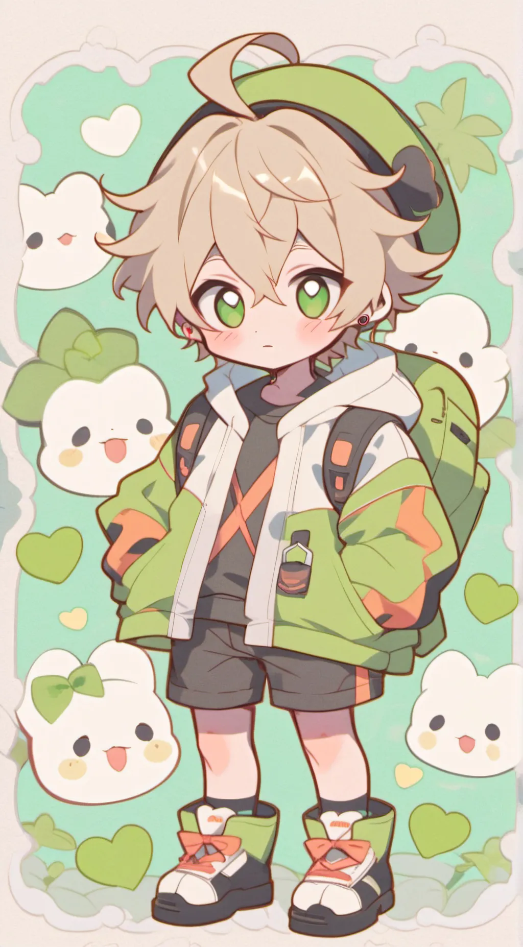 ai character: Aaron  background