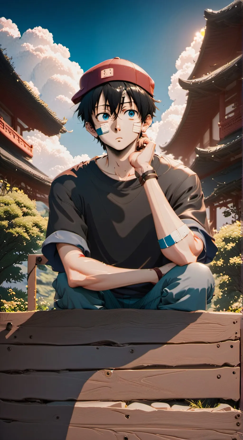 ai character: Hanx background