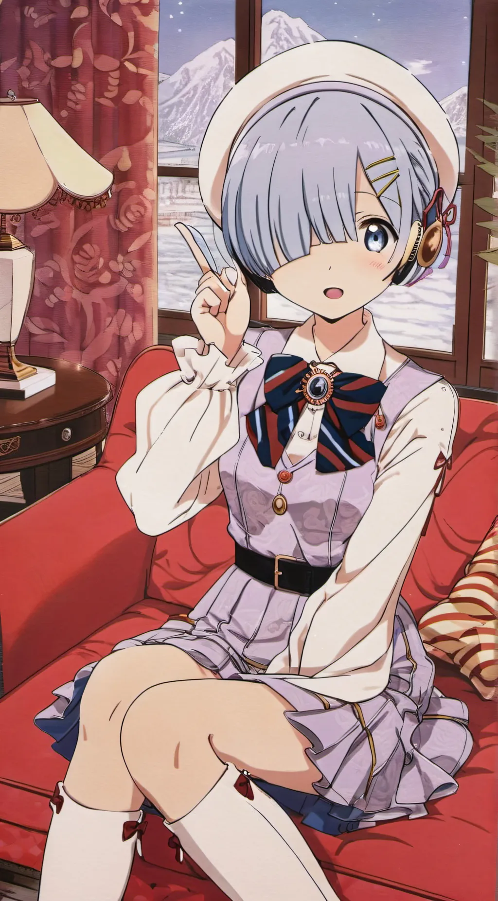 ai character: Rem background