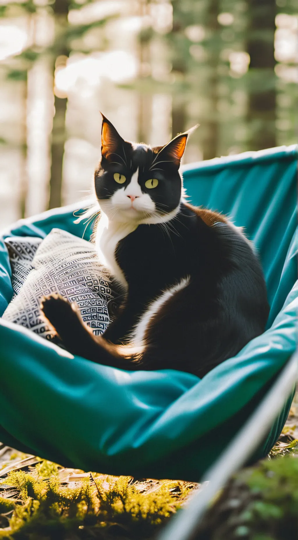 ai character: kitty  background