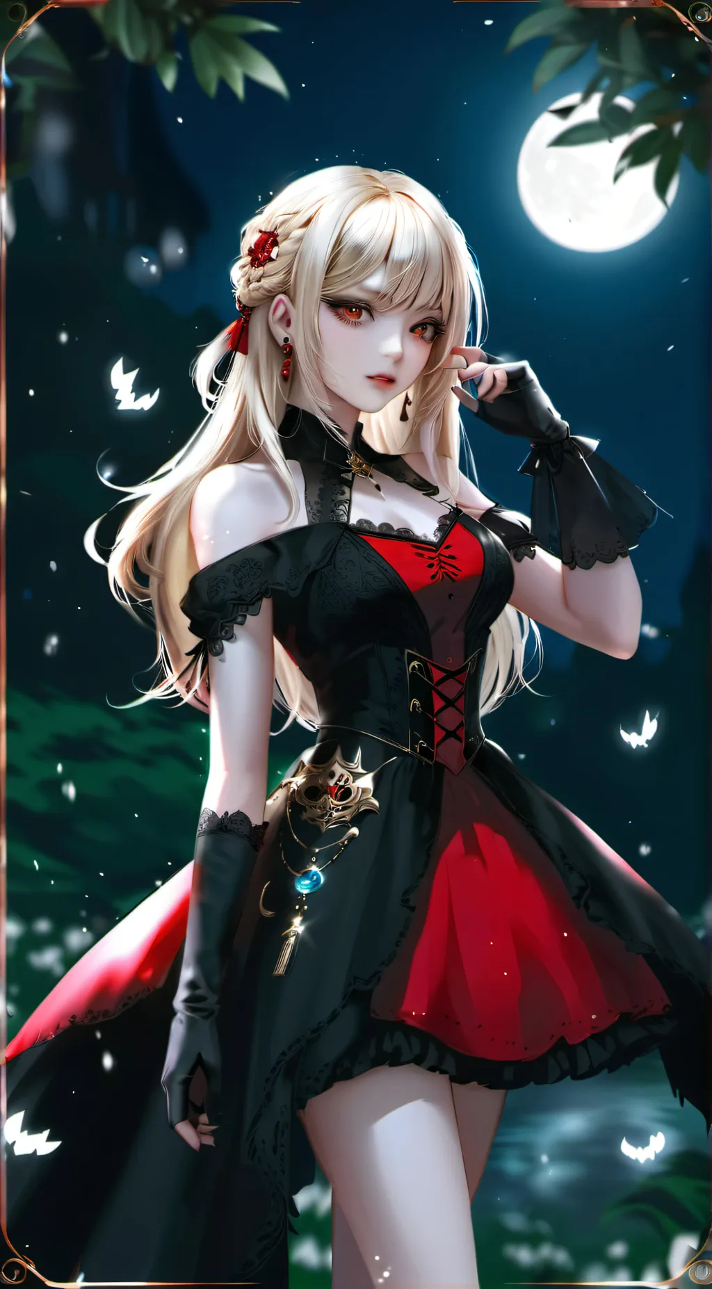 ai character: Lizzie  background