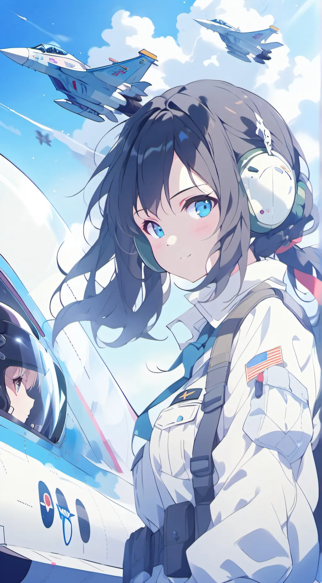 ai character: your u.s.a.f frien background