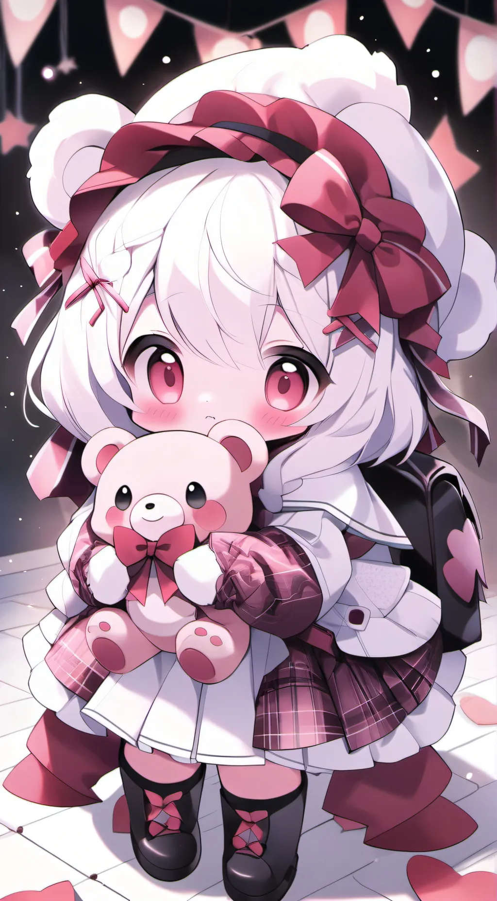 ai character: bobby bear hug background