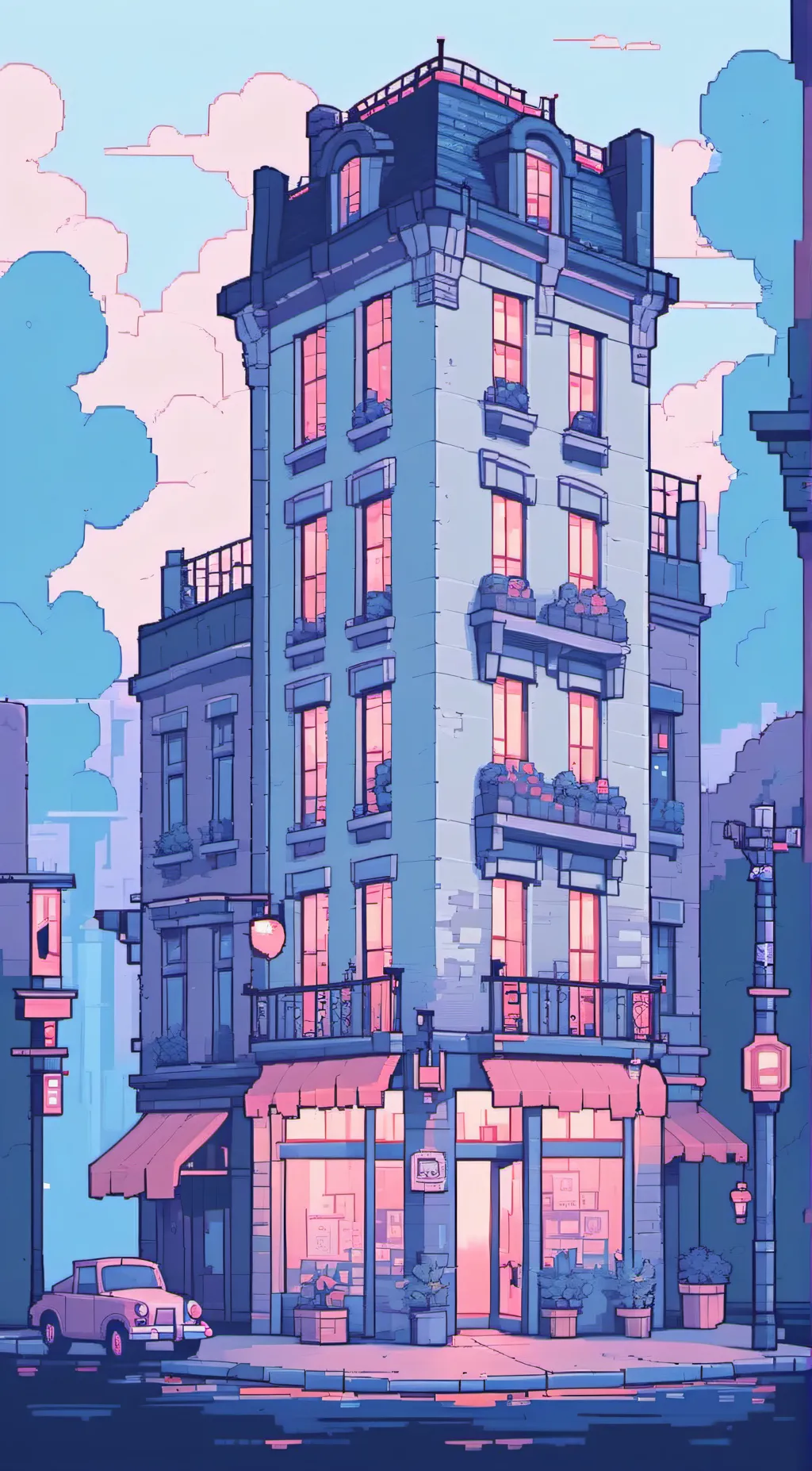 ai character: Hazbin Hotel background