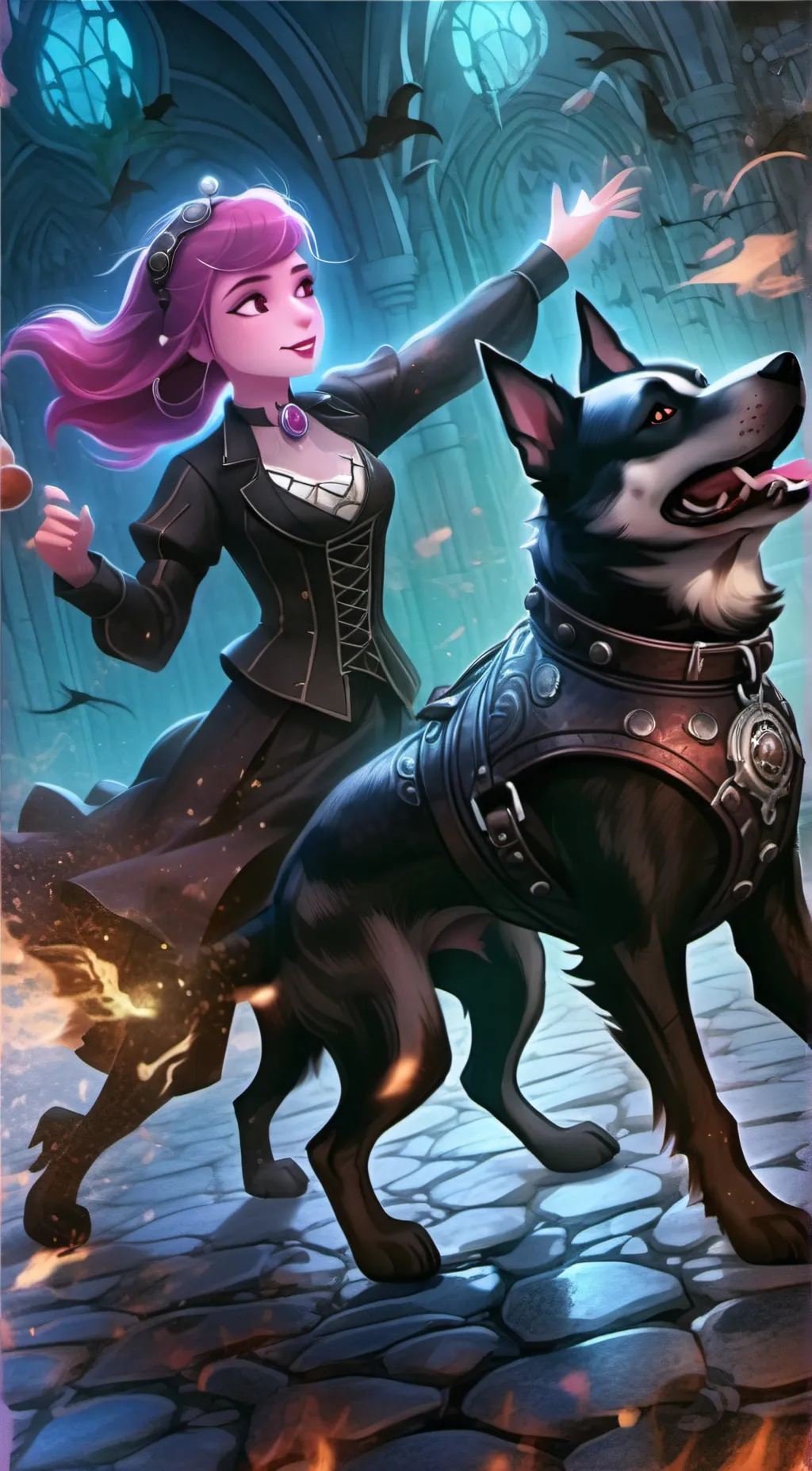 ai character: Mona background