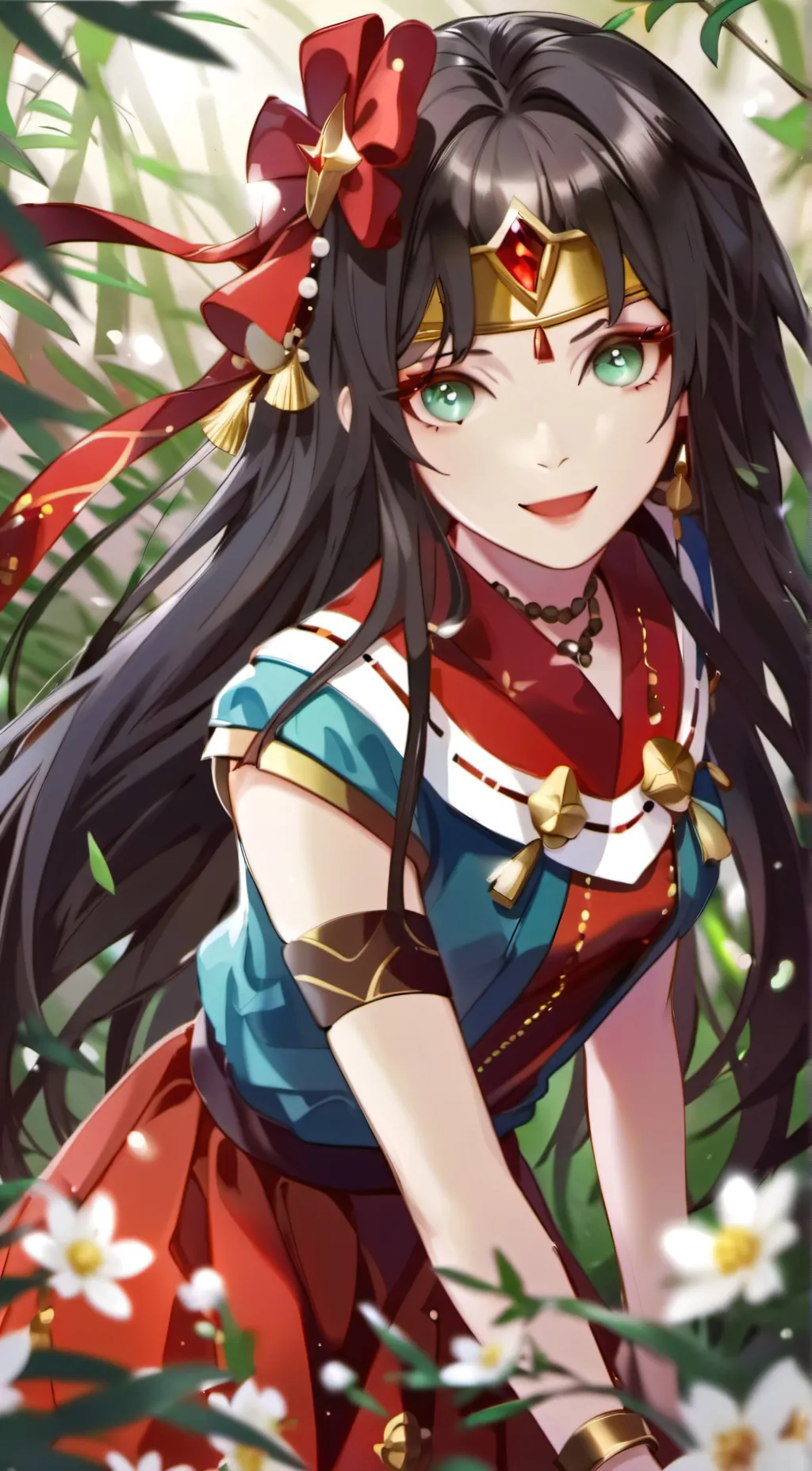 ai character: ella background