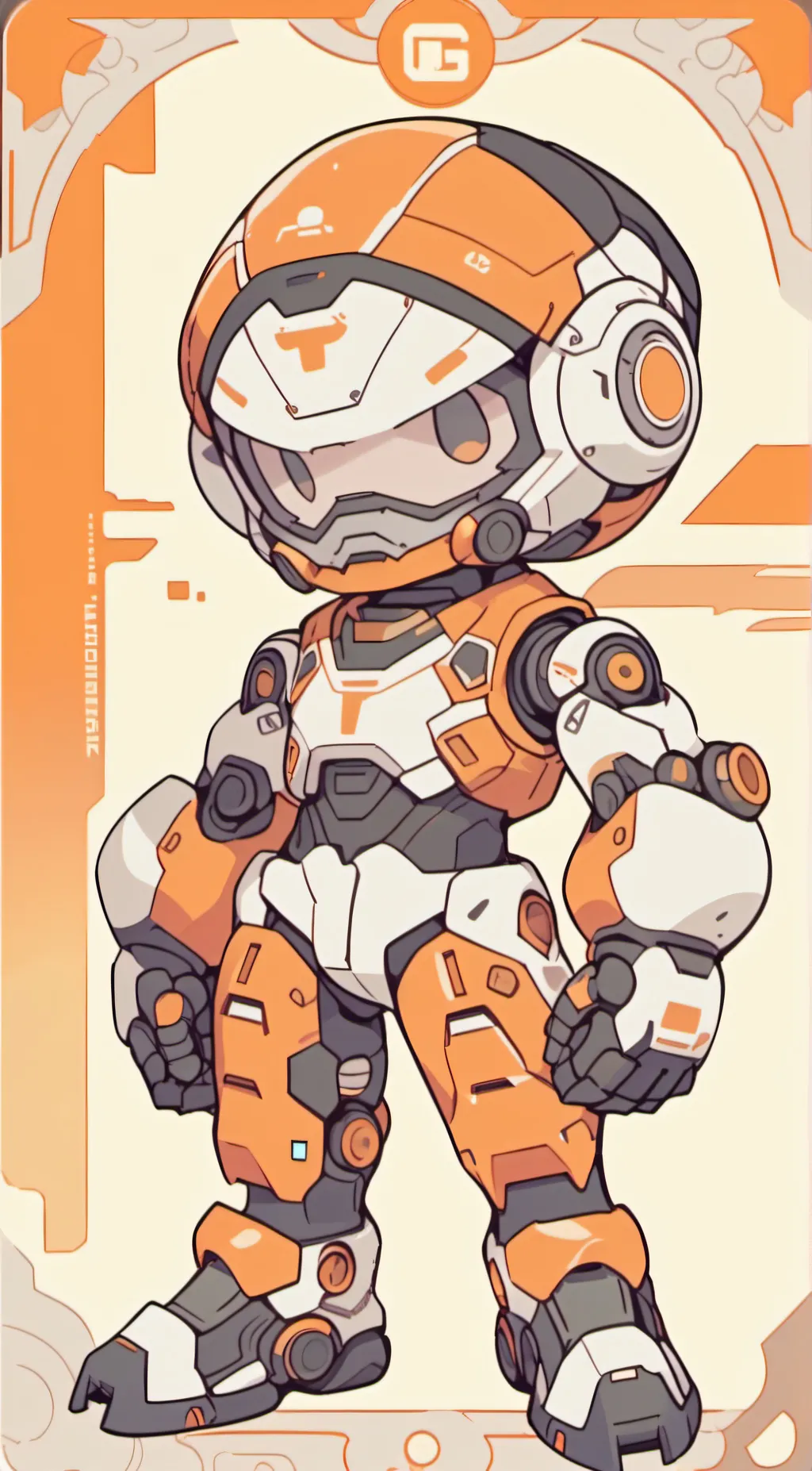 ai character: Titan cassette man background