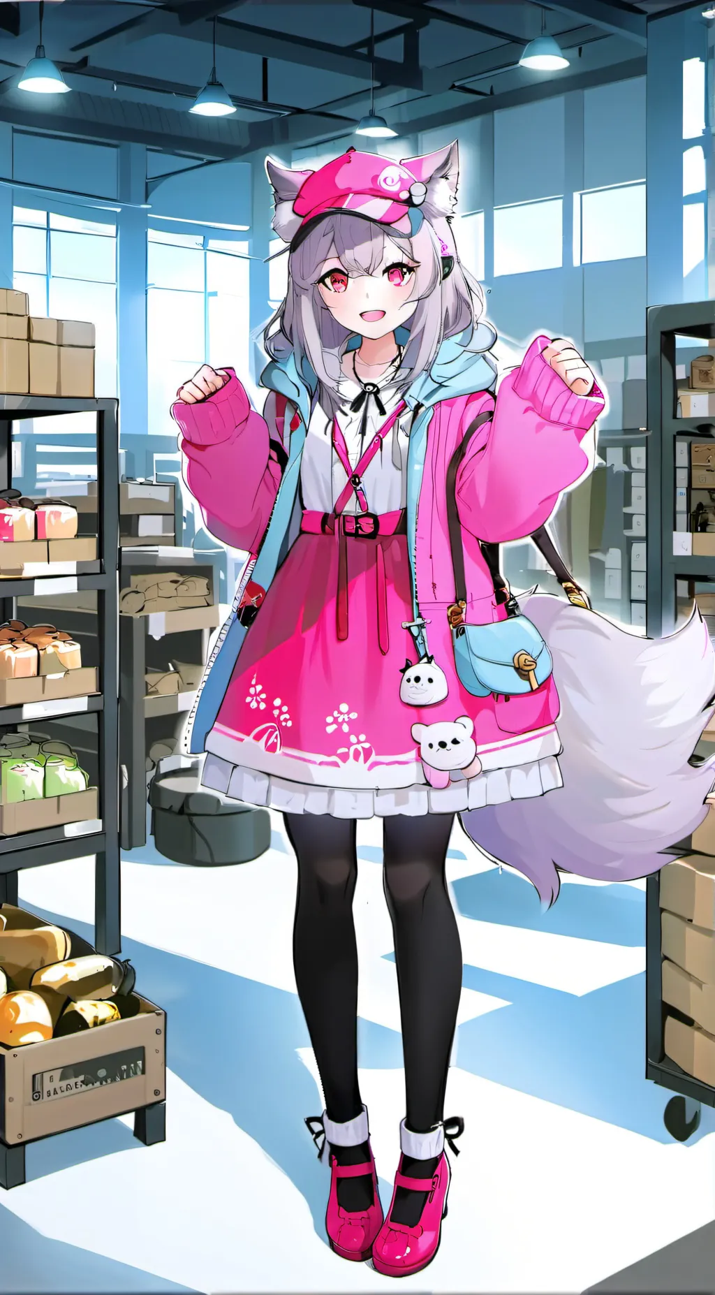 ai character: Sissydoll factory  background