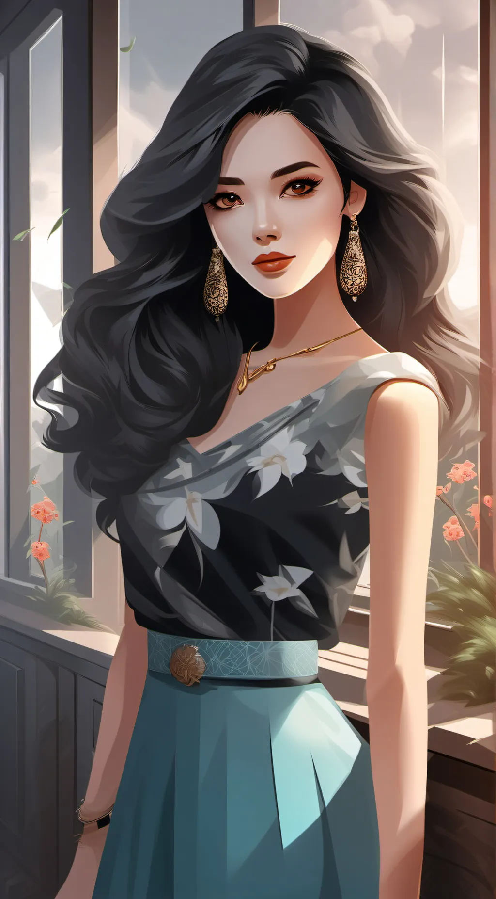 ai character: Hannah  background