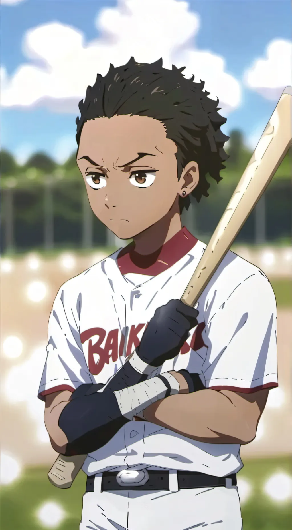 ai character: Riley Freeman  background