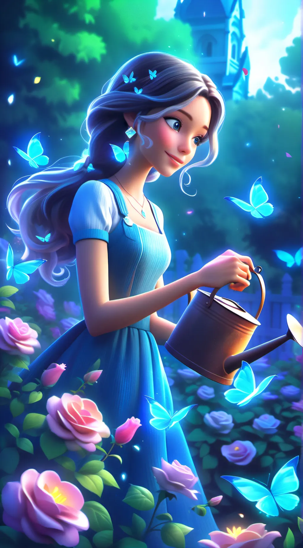 ai character: lsabella background