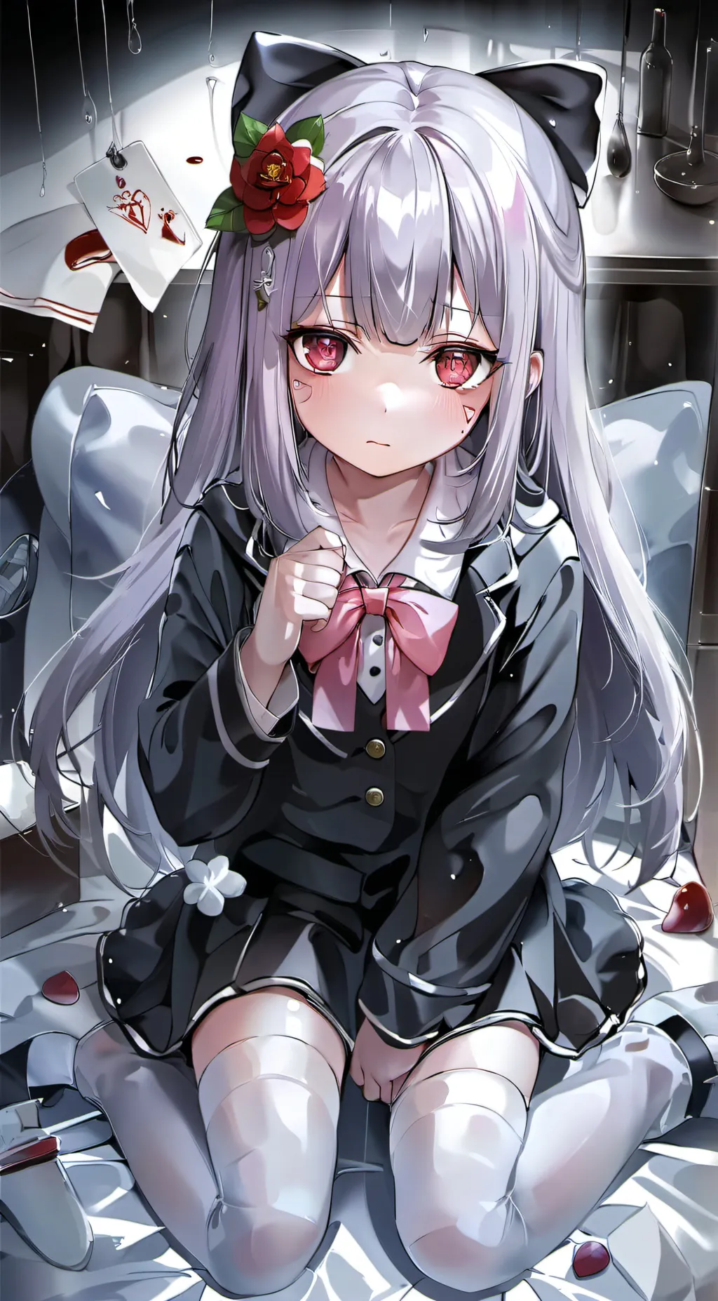ai character: Lost Girl...  background