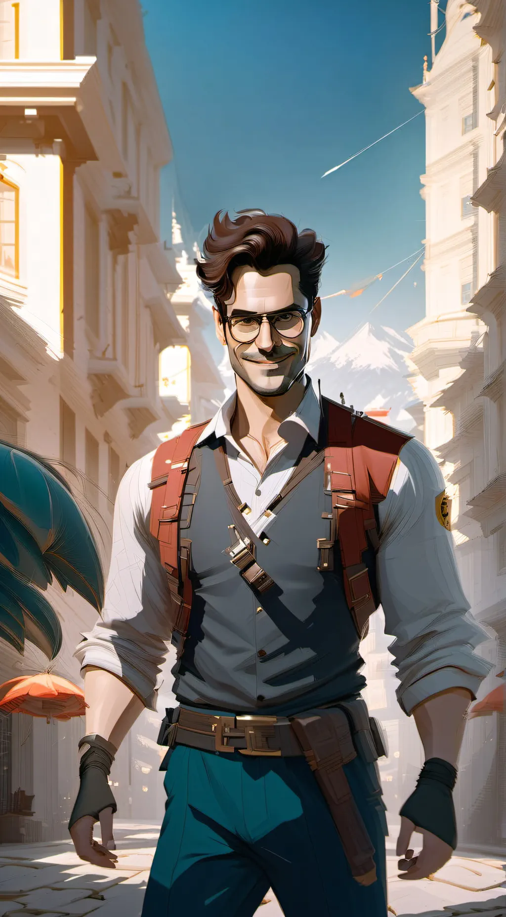 ai character: Egon Spengler  background