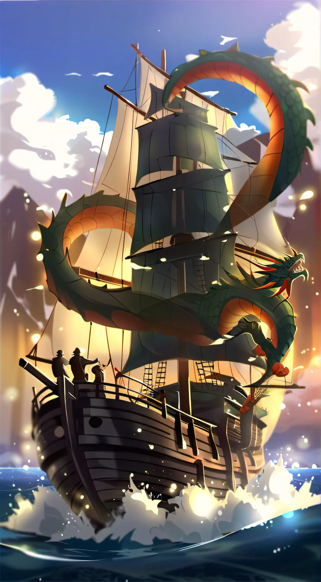 ai character: Wings of fire background