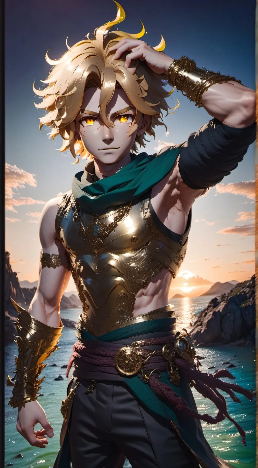 ai character: aristetim  background