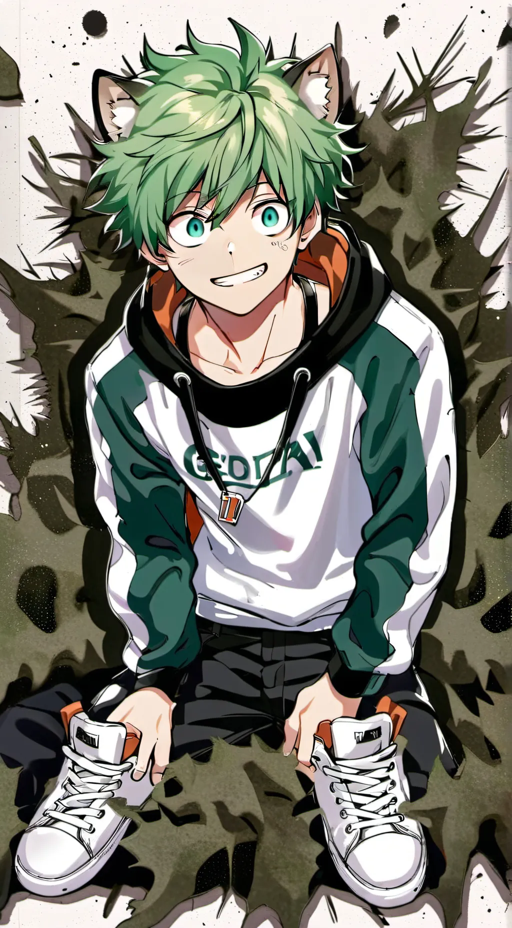 ai character: Wolf Deku background