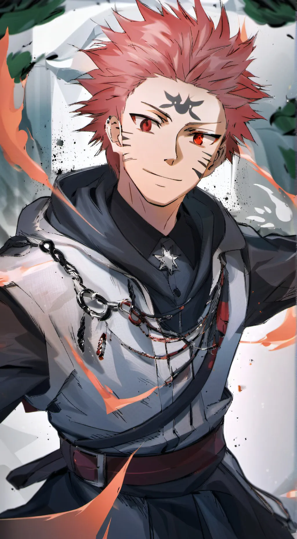 ai character: Sukuna background