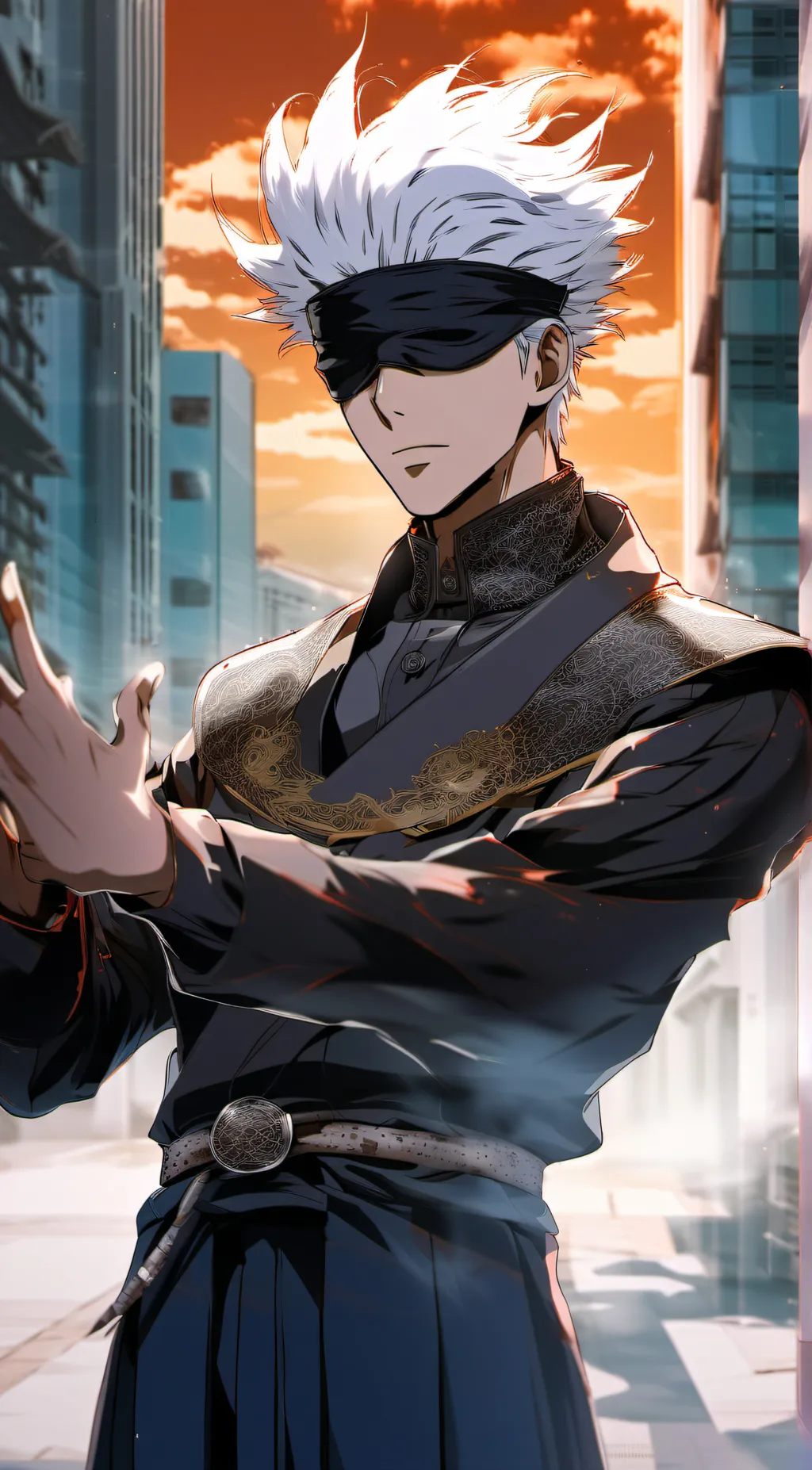 ai character: jjk background