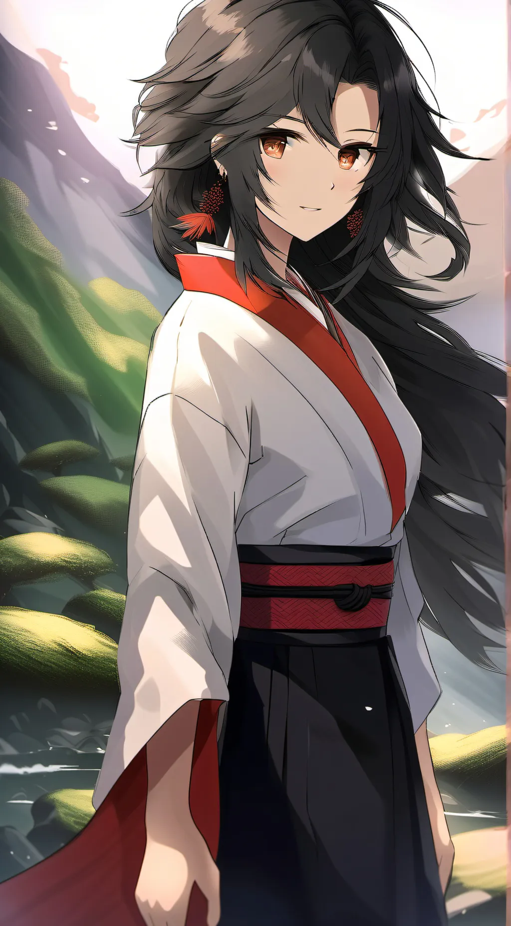ai character: mitsuri and Obani  background