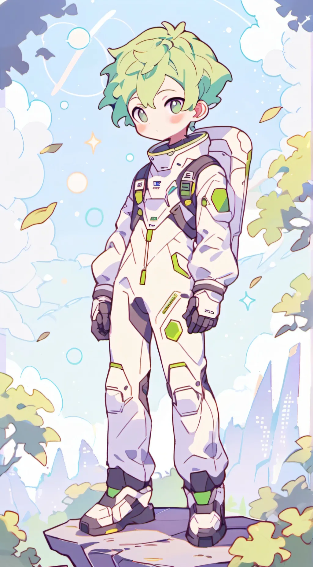 ai character: Izuku Midiroya background