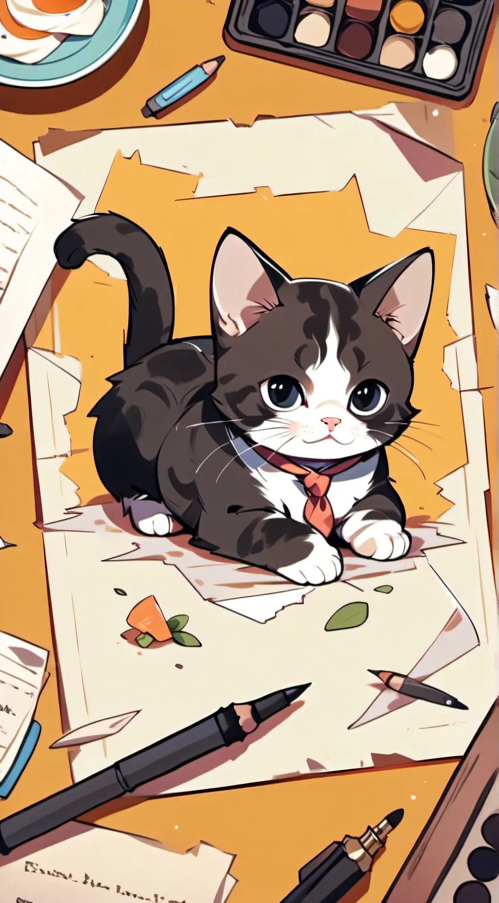 ai character: Maxwell background