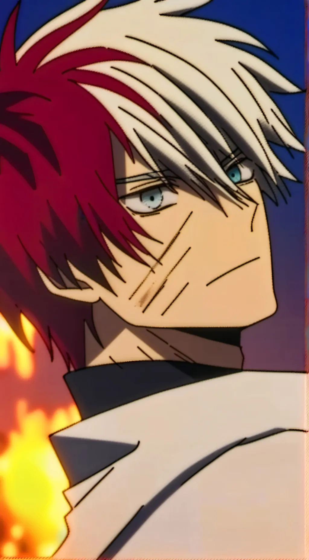 ai character: Todoroki  background