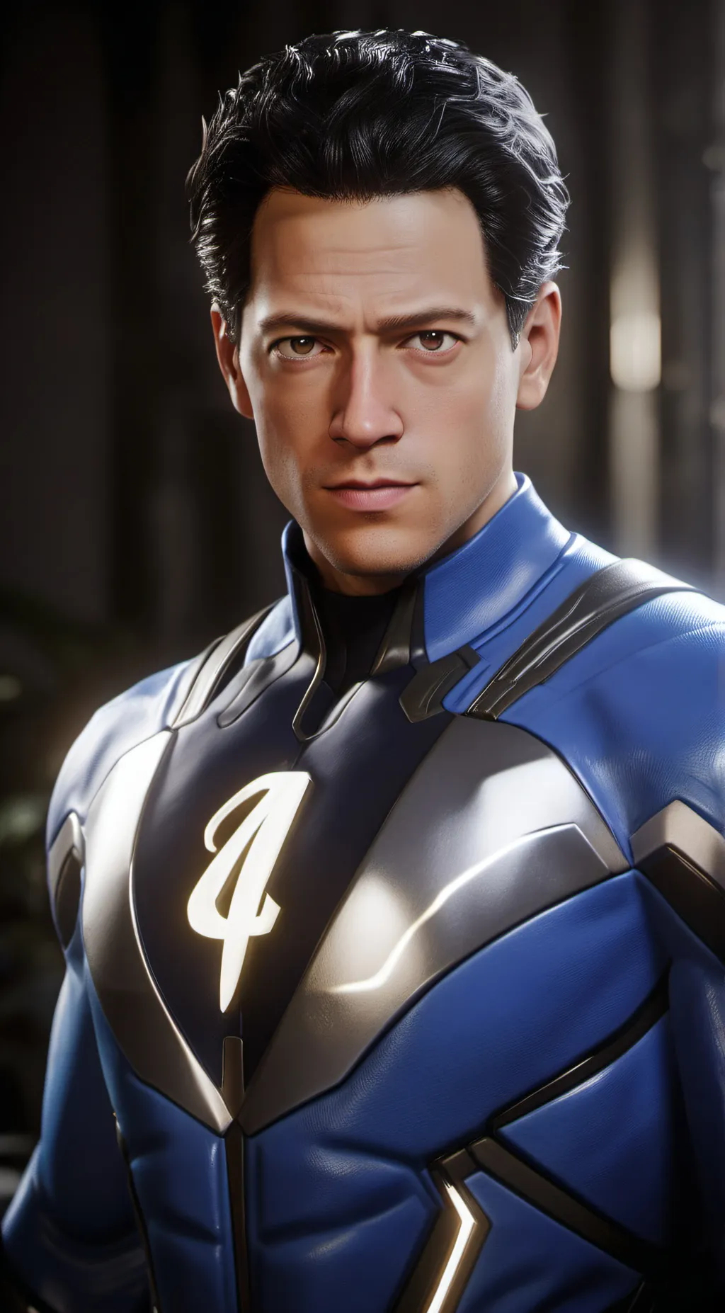ai character: MR Fantastic background