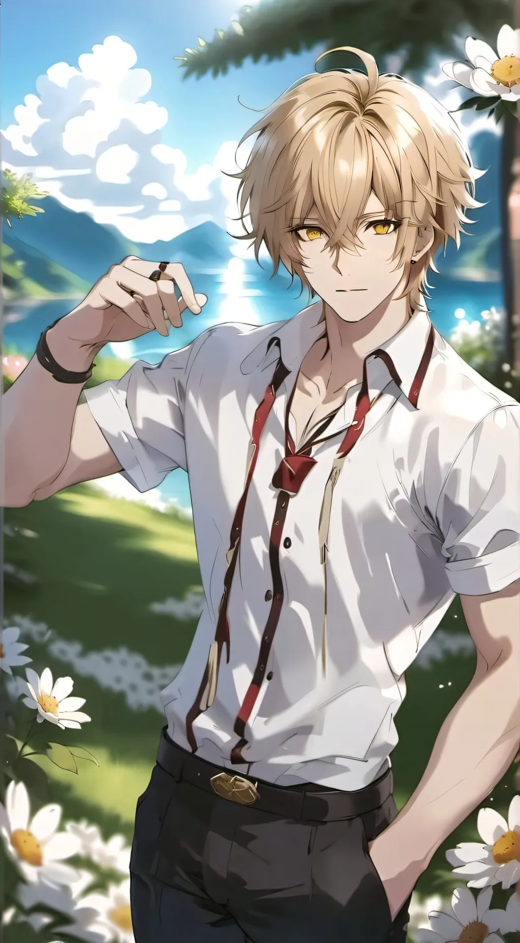 ai character: Zach background