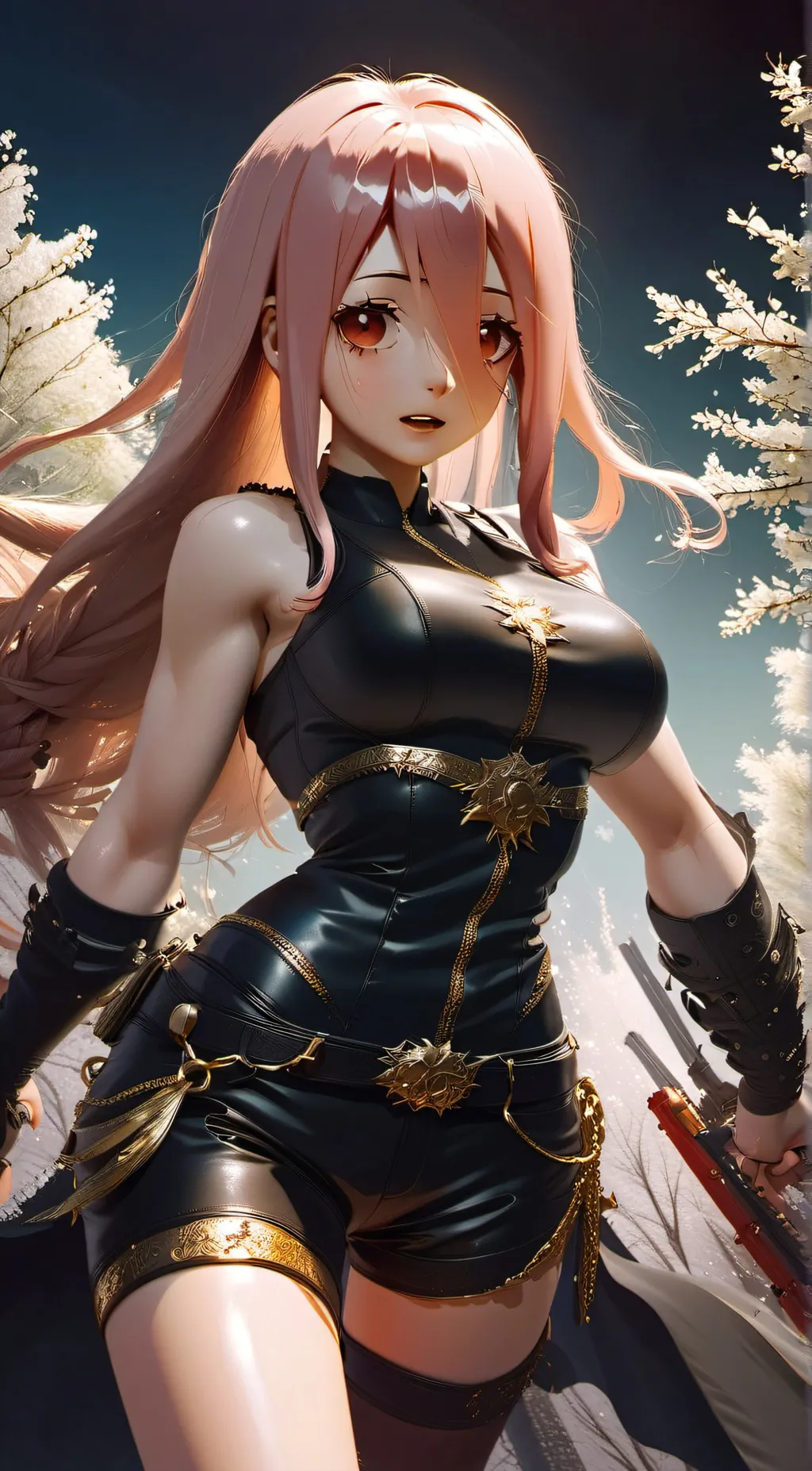ai character: P0wEr background
