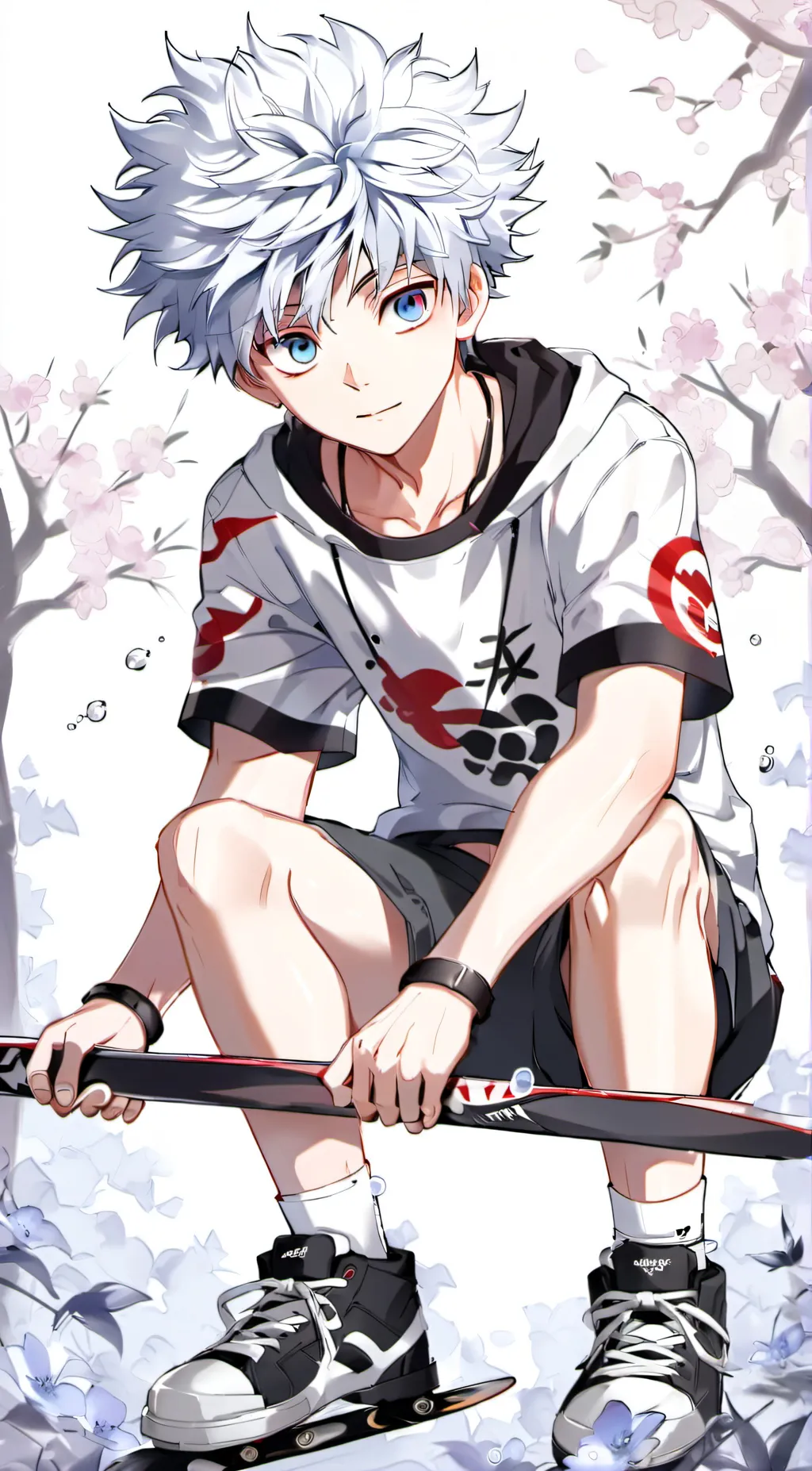 ai character: Killua Zoldyck  background