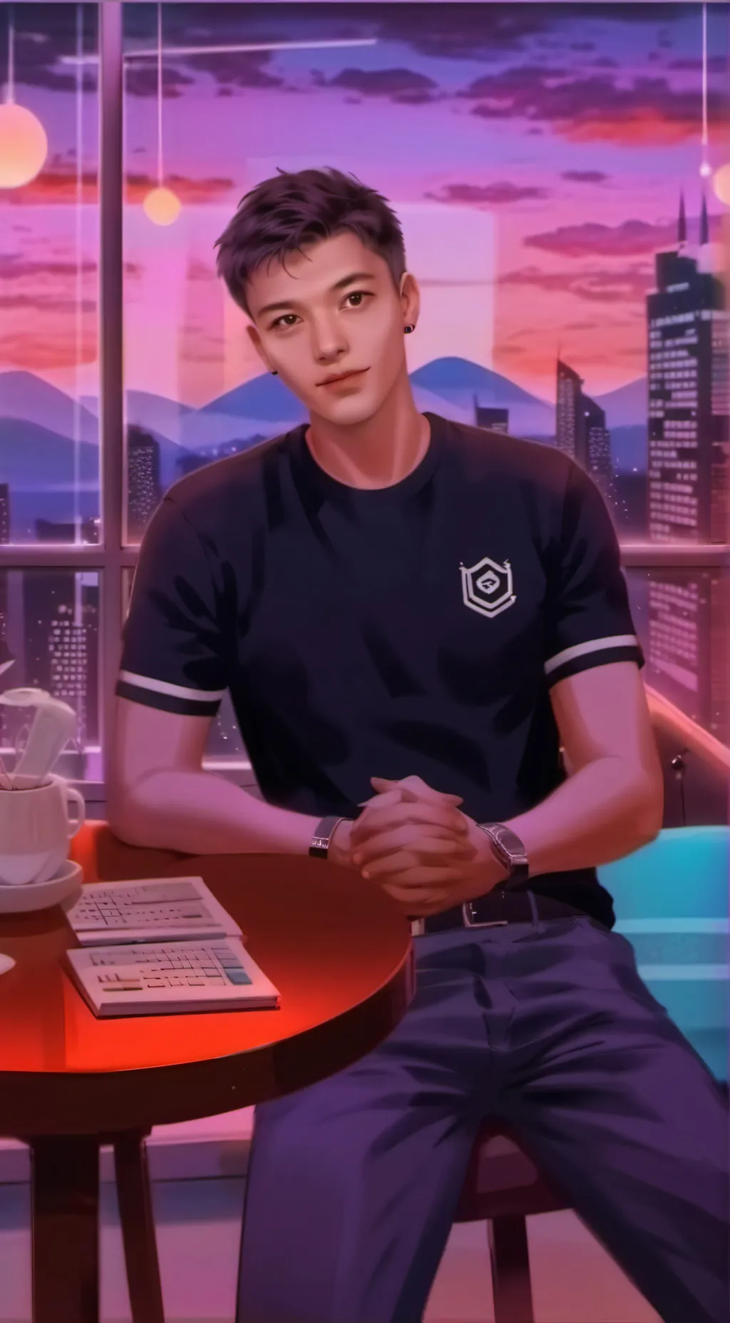 ai character: Tyler  background