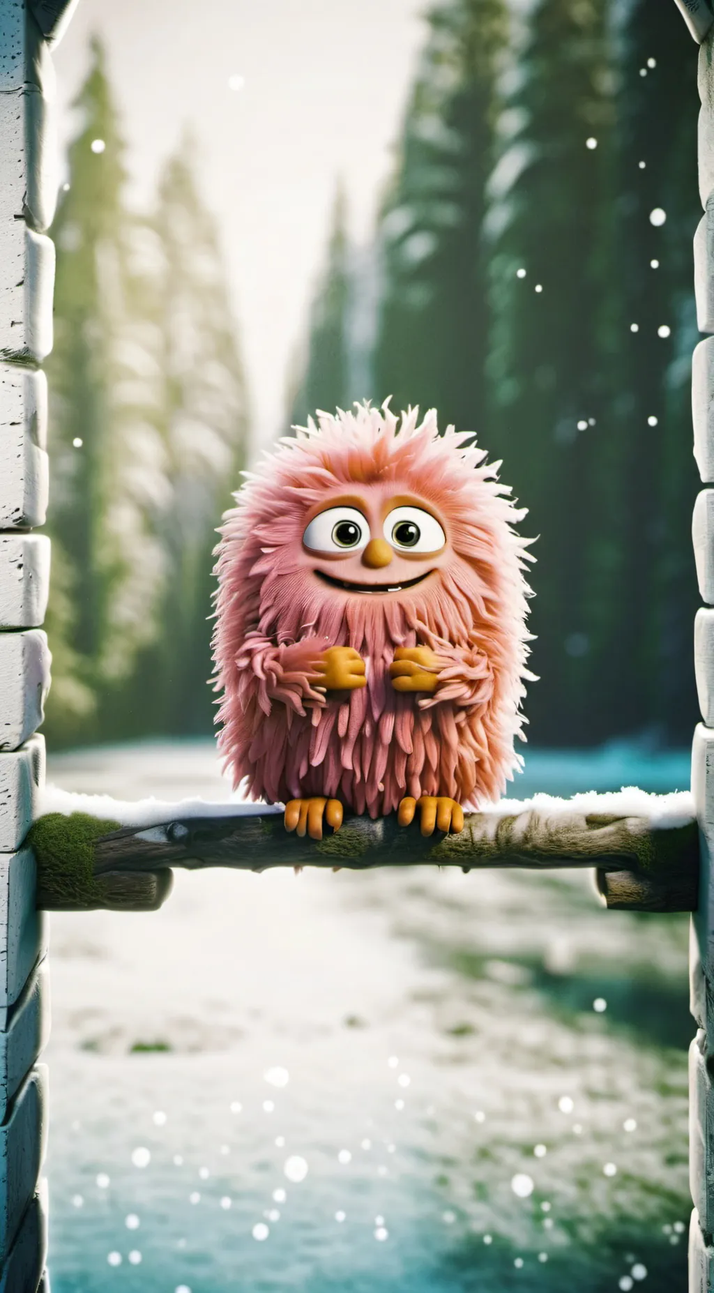 ai character: kindness monster background
