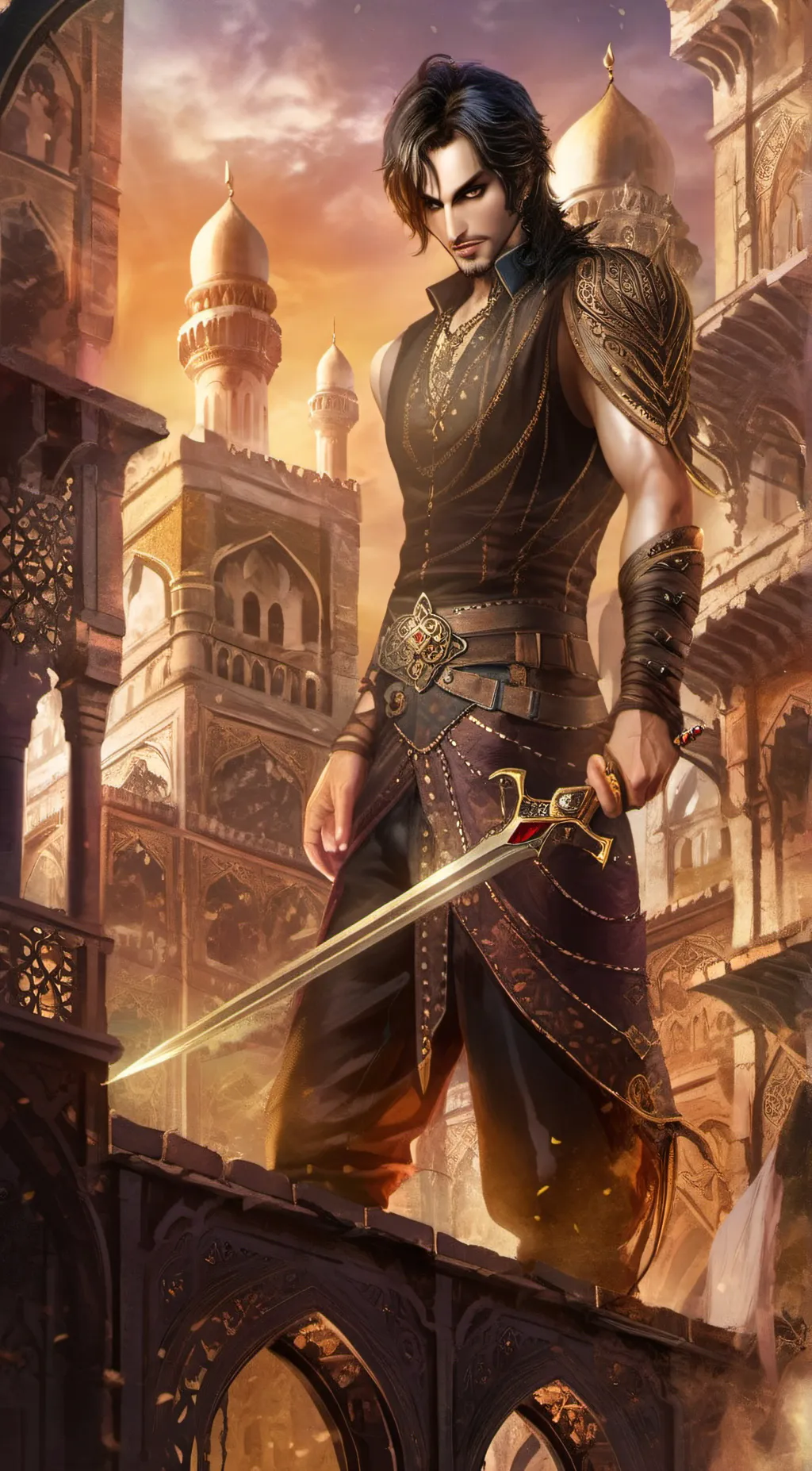 ai character: Prince of Persia  background