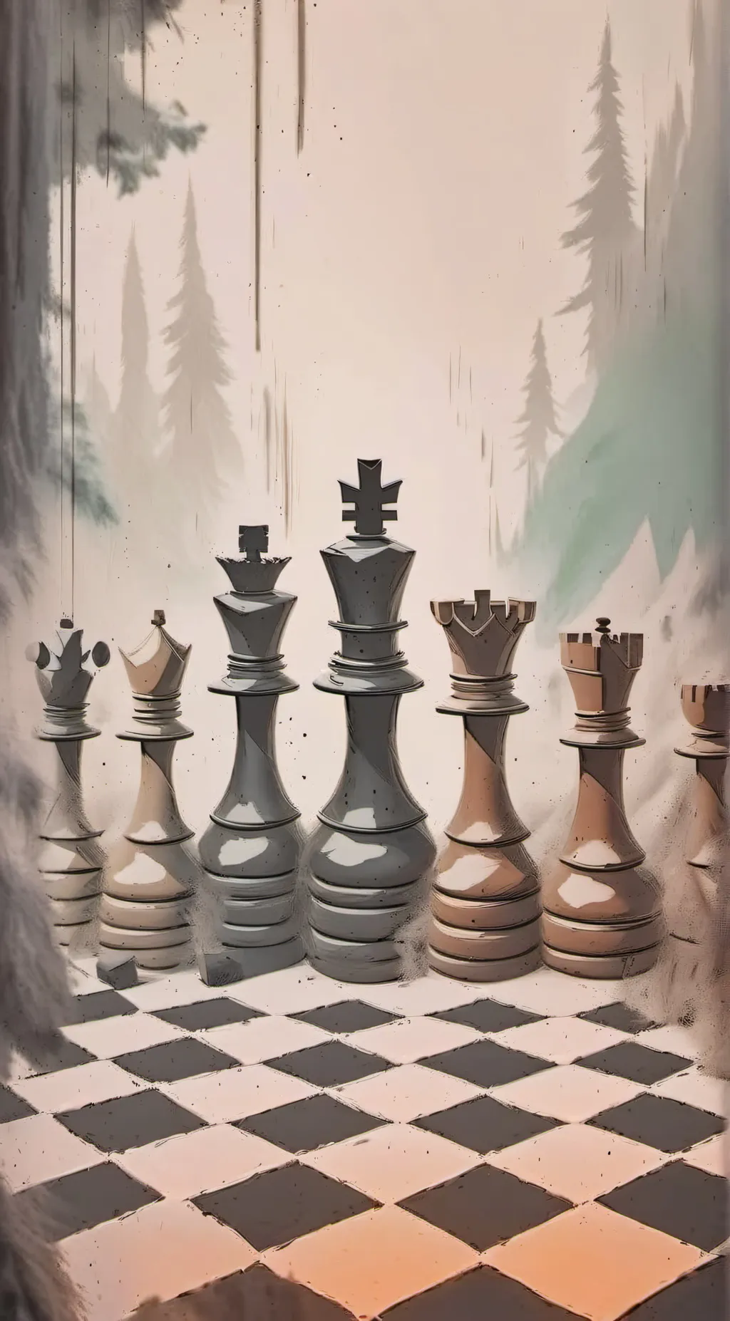 ai character: CHESS background